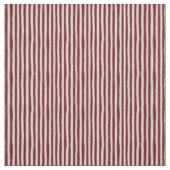 Tissu Rouge foncé & Gris clair Rayures bancales (Échantillon)