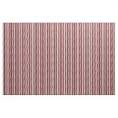 Tissu Rouge foncé & Gris clair Rayures bancales (Fat Quarter)