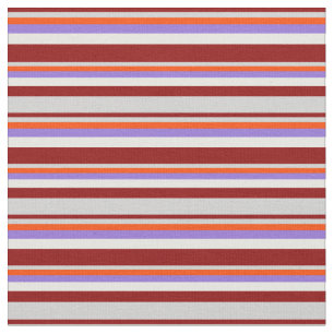 Tissu Rouge foncé, gris clair, rouge, pourpre et blanc
