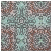 Tissu Rouge foncé Turquoise bleu vert Bali Motif Batik (Échantillon)