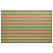 Tissu Rouge, Forêt Vert et Gris clair Gris rayures (Yard)