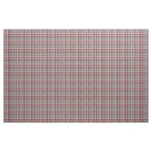 Tissu rouge gris blanc plaid (Yard)