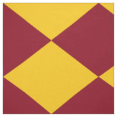 Tissu Rouge, jaune, diamant (Échantillon)