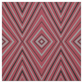 Tissu rouge moderne de conception de diamant (Échantillon)