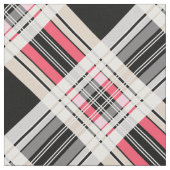 Tissu Rouge noir blanc plaid (Fermer)