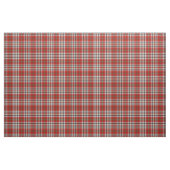 Tissu Rouge noir blanc vert gris Tartan Plaid (Yard)
