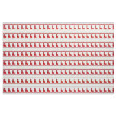 Tissu rouge occidental de botte de cowboy de (Yard)