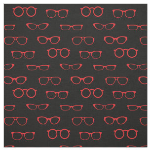 Tissu Rouge optométriste des lunettes