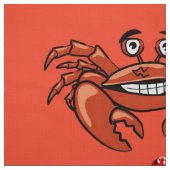 Tissu rouge orangé de la fécule de crabe (Échantillon)