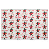 TISSU ROUGE PETIT SOFTBALL SLUGGER CONCEPTION DE FILLE (Fat Quarter)