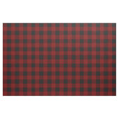 Tissu Rouge rustique | Black Buffalo Check Plaid Motif (Fat Quarter)
