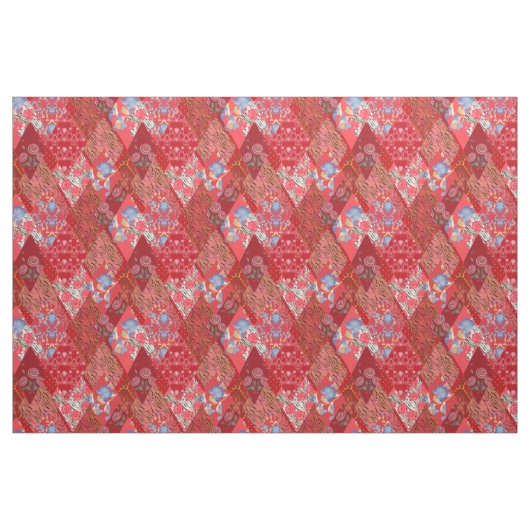Tissu Rouge, rustique, patchwork (Fat Quarter)