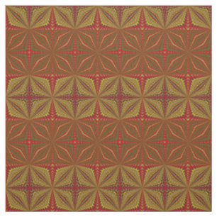 Tissu Rouge Turquoise Jaune moderne Ethnic Textile Triba