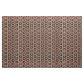 Tissu Rouge Turquoise jaune orange Mandala Star Motif (Yard)