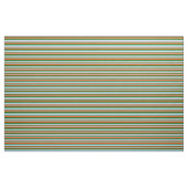 Tissu Rouge, Vert foncé et Bleu clair (Fat Quarter)