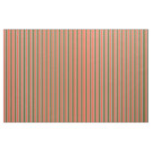 Tissu Rouge, vert foncé et rayures grises (Yard)