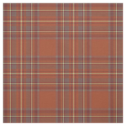 Tissu Rouille du cru 4/sarcelle d'hiver/Aqua/plaid de (Échantillon)