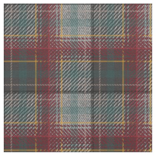 Tissu Rouille plaquée automne rouge et gris (Fermer)