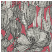Tissu rouille tulipe (Fermer)