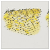 Tissu Route de briques jaunes (Fermer)