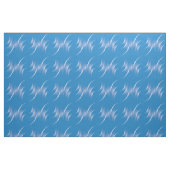 Tissu routes en bleu (Fat Quarter)