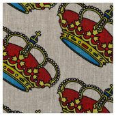 Tissu royal anglais de couronne (Fermer)