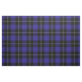 Tissu Royal Blue Black Plaid (Fat Quarter)
