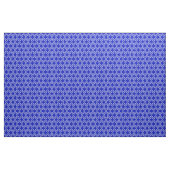 Tissu Royal Blue, Quatrefoil Marocain Blanc #7 (Yard)