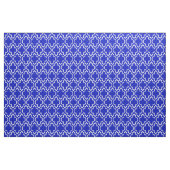 Tissu Royal Blue, Quatrefoil Marocain Blanc #7 (Fat Quarter)