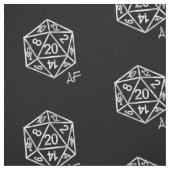 Tissu RPG Crit AF | Old School Tabletop Role Player Dice (Échantillon)