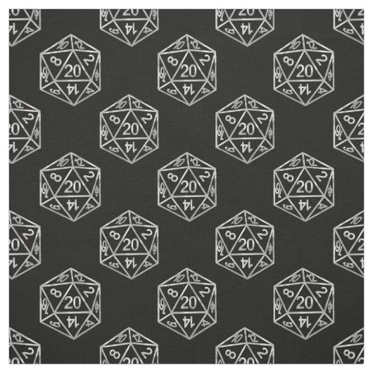 Tissu RPG Dice | Retro Old School Tabletop Role Player (Échantillon)