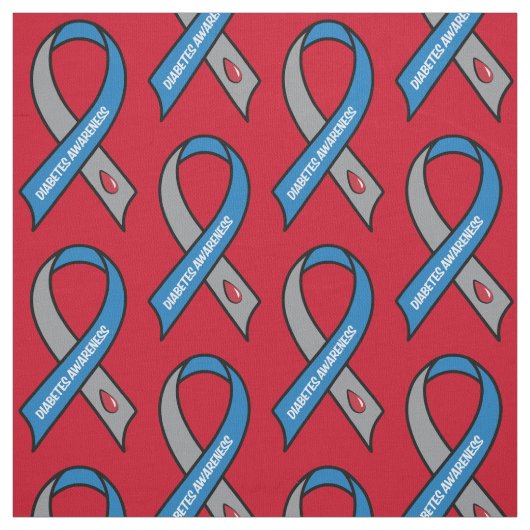Tissu Ruban de conscience de diabète (Échantillon)