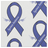 Tissu Ruban de conscience de dystonie avec des ailes (fermé)