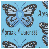 Tissu Ruban de conscience de papillon d'apraxie (fermé)