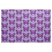 Tissu Ruban de conscience de papillon de mucoviscidose (Fat Quarter)