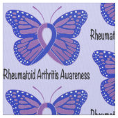 Tissu Ruban de conscience de papillon de rhumatisme (fermé)