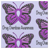 Tissu Ruban de conscience de papillon de surdosage (fermé)