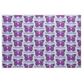 Tissu Ruban de conscience de papillon de surdosage (Fat Quarter)