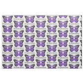 Tissu Ruban de conscience de papillon de syndrome de (Fat Quarter)