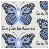 Tissu Ruban de conscience de papillon de trouble de la (fermé)