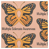 Tissu Ruban de conscience de sclérose en plaques avec le (fermé)