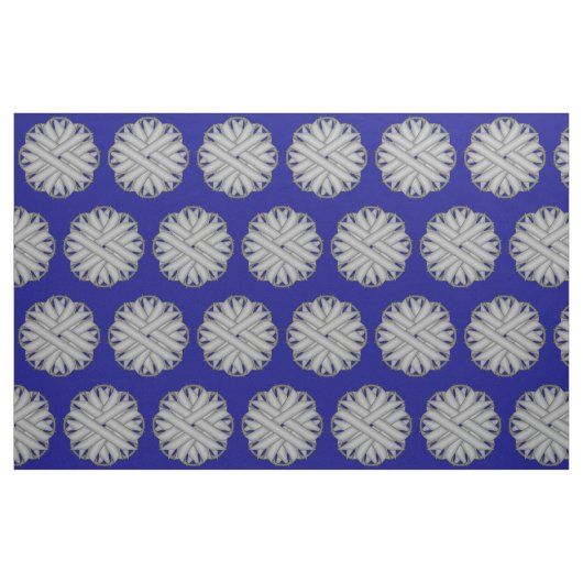 Tissu Ruban de fleurs grises par Kenneth Yoncich (Fat Quarter)