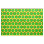 Tissu Ruban de fleurs vert de chaux par Kenneth Yoncich (Yard)