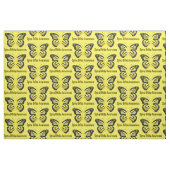 Tissu Ruban de papillon de conscience de spina bifida (Fat Quarter)