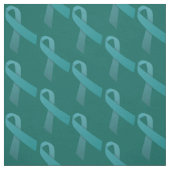 Tissu ruban de sarcelle d'hiver de conscience de trouble (Échantillon)