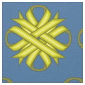 Tissu Ruban de trèfle jaune par Kenneth Yoncich (Fermer)