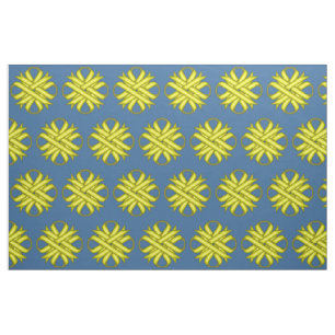 Tissu Ruban de trèfle jaune par Kenneth Yoncich