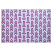 Tissu Ruban pourpre de la conscience d'Alzheimer avec le (Fat Quarter)
