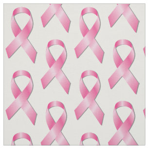 Tissu Ruban rose - conscience de cancer du sein