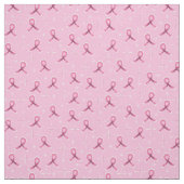 Tissu Ruban rose pour cancer du sein rose (Échantillon)